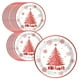 thumbnail image 2 of 16 Platos de Papel Desechables Navideños | Diseño Multicolor de Copos de Nieve y Árbol de Papá Noel | Vajilla de Papel para Fiestas, Reuniones, Cumpleaños, Oficina, Eventos Escolares, 2 of 6