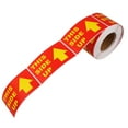 thumbnail image 4 of WASHWEPE Red Paper Prevent Inversion Warning Stickers 300Set For Shipping Containers, 4 of 8