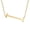 Gold I, variant on HIJONES Women's Men's Stainless Steel Hip Hop Initial 26 Letter A to Z Pendant Necklaces Big Alphabet Personalized Charm Chain Necklace Silver J