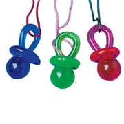 US Toy Company JA275 Pacifier Necklaces - Pack of 12