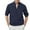 M7-10, variant on HAOYUNL Men's Pullover Shirts Male Cotton Casual Long Sleeve Shirt Solid Button Down Stand-Up Collar Loose Summer Shirts with Pocket S-3XL