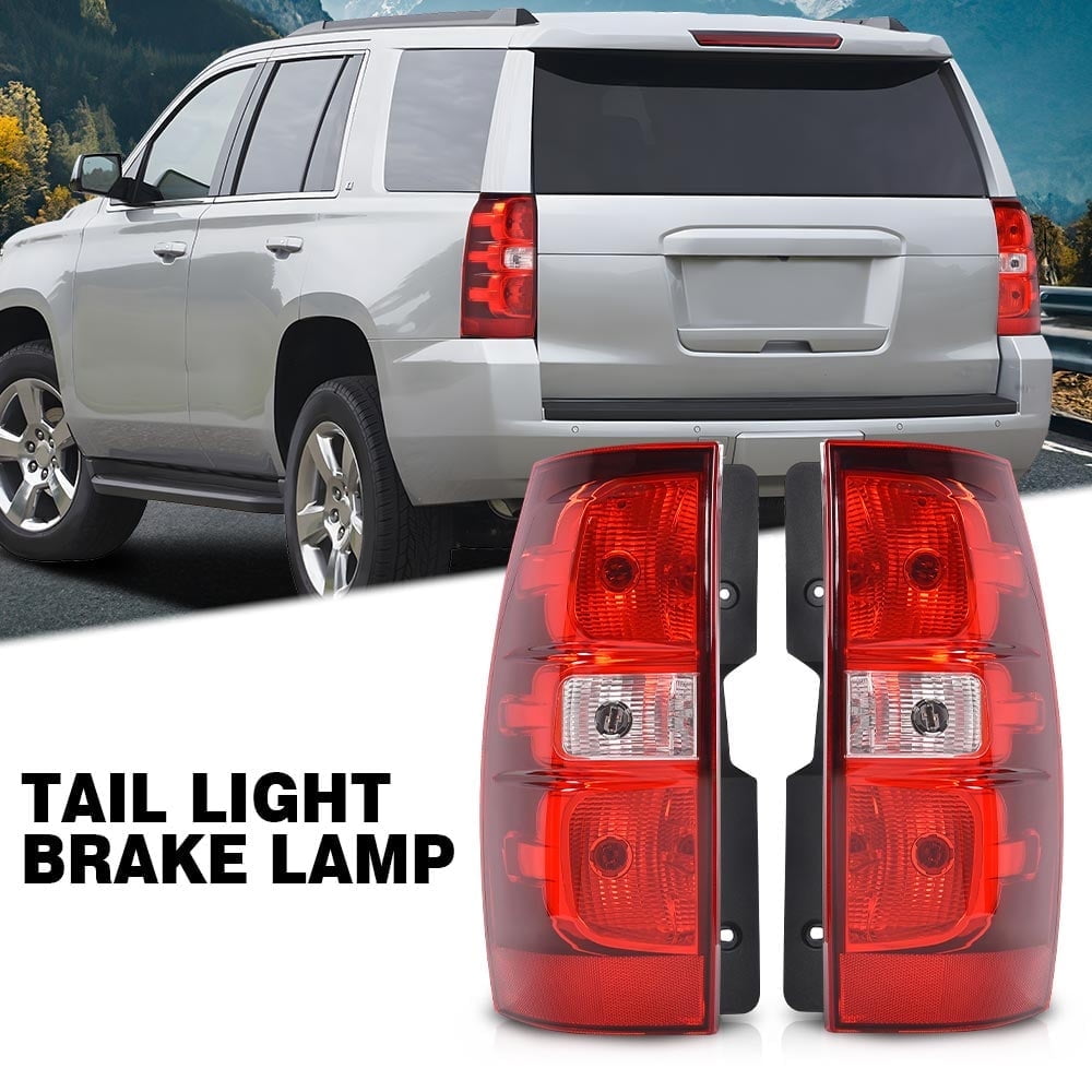 CROSSDESIGN Tail Light Fit for 2007-2014  Chevrolet Tahoe Suburban 1500 2500