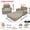 Single Sofa, variant on Multifunctional Automatic Inflatable Sofa, Foldable Portable Air Couch, Can Be Used as Chair or Bed, Ideal for Camping, Living Room & Family Use