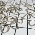 thumbnail image 6 of DECORNIJIA Suitcase Strap D Ring Silver 100Pcs 1.73X0.98X0.12In, 6 of 8