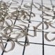 thumbnail image 2 of Raindrops 100Ud D Buckle Semi Circular En Metal Plateado Para Bolsos Y Cinturones DIY, 2 of 8