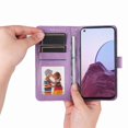thumbnail image 4 of Funda tipo cartera GANGXUN para OPPO A96 5G , diseño girasol, cuero PU, soporte, cierre magnético, tarjetero, 4 of 5