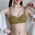 thumbnail image 2 of Underwear Thin Breathable Removable Double Shoulder Straps After Three Of Buckle Gathered Without Ring Bust Type Bra, 2 of 6