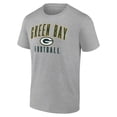 thumbnail image 2 of Men's Heather Gray Green Bay Packers Game Legend T-Shirt, 2 of 3
