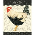 thumbnail image 3 of Babbit, Gwendolyn 15x18 Black Modern Framed Museum Art Print Titled - Le Coq II, 3 of 5