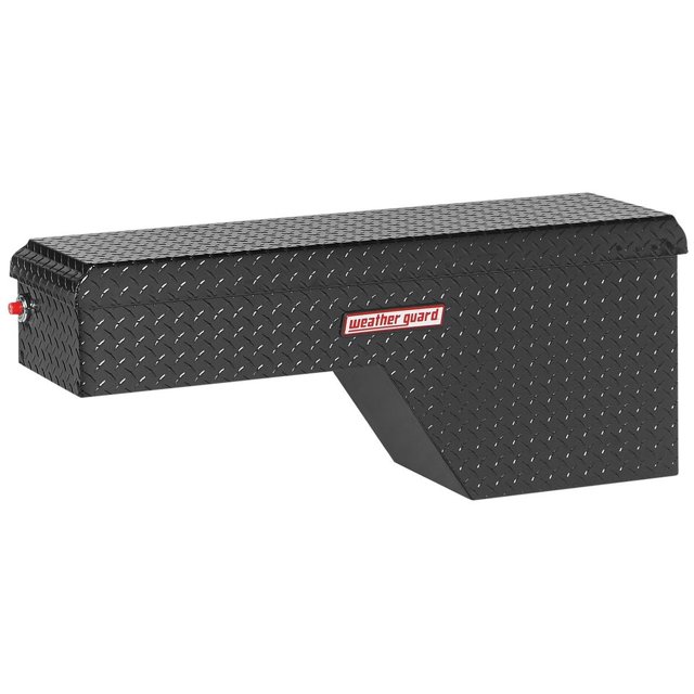 Weather Guard Boîte à Outils 173-5-01 pour Côtelettes de Porc; Passoire; Couvercle Unique; Motif Diamant; Noir; Aluminium; Côté Passager