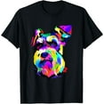 thumbnail image 2 of Miniature Schnauzer Tshirt Pop Art Dog Mini Schnauzer Lover T-Shirt, 2 of 3