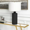 thumbnail image 6 of Evelyn&Zoe 25" Contemporary Ceramic Table Lamp with White Drum Linen Shade, 6 of 7