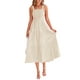 thumbnail image 1 of Vestido PRETTYGARDEN para mujer, a media pierna, para verano, color albaricoque, talla XXL, 1 of 9