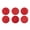 Color:Red, variant on 6 Pieces Silicone Cookie Cutters Christmas Theme Ring Tree Shape Kitchen Baking Tools Kids Gift Easy to Clean and Store