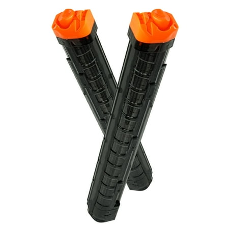 EKIND 2-Pack 12-Round Balls Magazine Clips for Nerf Rival Blaster , Compatible with Apollo XV-700, Zeus XV-1200, Atlas Gun (Black)
