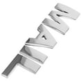 thumbnail image 4 of Shisuyan 4Pcs 3D Letters Metal Letters Mailbox Letters Small Metal Letters Metal Letter Decal for Mailbox, 4 of 8