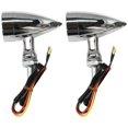 thumbnail image 4 of 1 Pair Motorcycle LED Modified 12V Light Retro Motorbike Indicator Turn Lights, 4 of 8