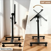 Zimtown Angle & Height Adjustable Laptop Desk Sofa Side Bed Notebook Table Stand Rolling