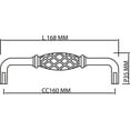 thumbnail image 2 of richelieu bp767160 6-5/16 inch center to center birdcage cabinet pull from the expression collection, 2 of 2