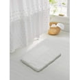 thumbnail image 2 of Bath Rug for Bathroom Non Slip Bathroom Mat (20 x 32, White) Water Absorbent Soft Microfiber Shaggy Bathroom Rug Machine Washable Bath Mat for Bathroom Thick Plush Shower Mat, 2 of 6