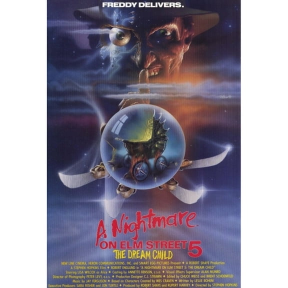 A Nightmare on Elm Street 5 The Dream Child Movie Poster (11 x 17)