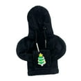 thumbnail image 4 of Funda para pomo de cambio de coche, antideslizante, con capucha, para Navidad Árbol Nevado Negro, 4 of 9