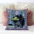 thumbnail image 3 of City Palace Indoor/Outdoor Pillow with Removable Cover in Blue Green18x18, 3 of 4