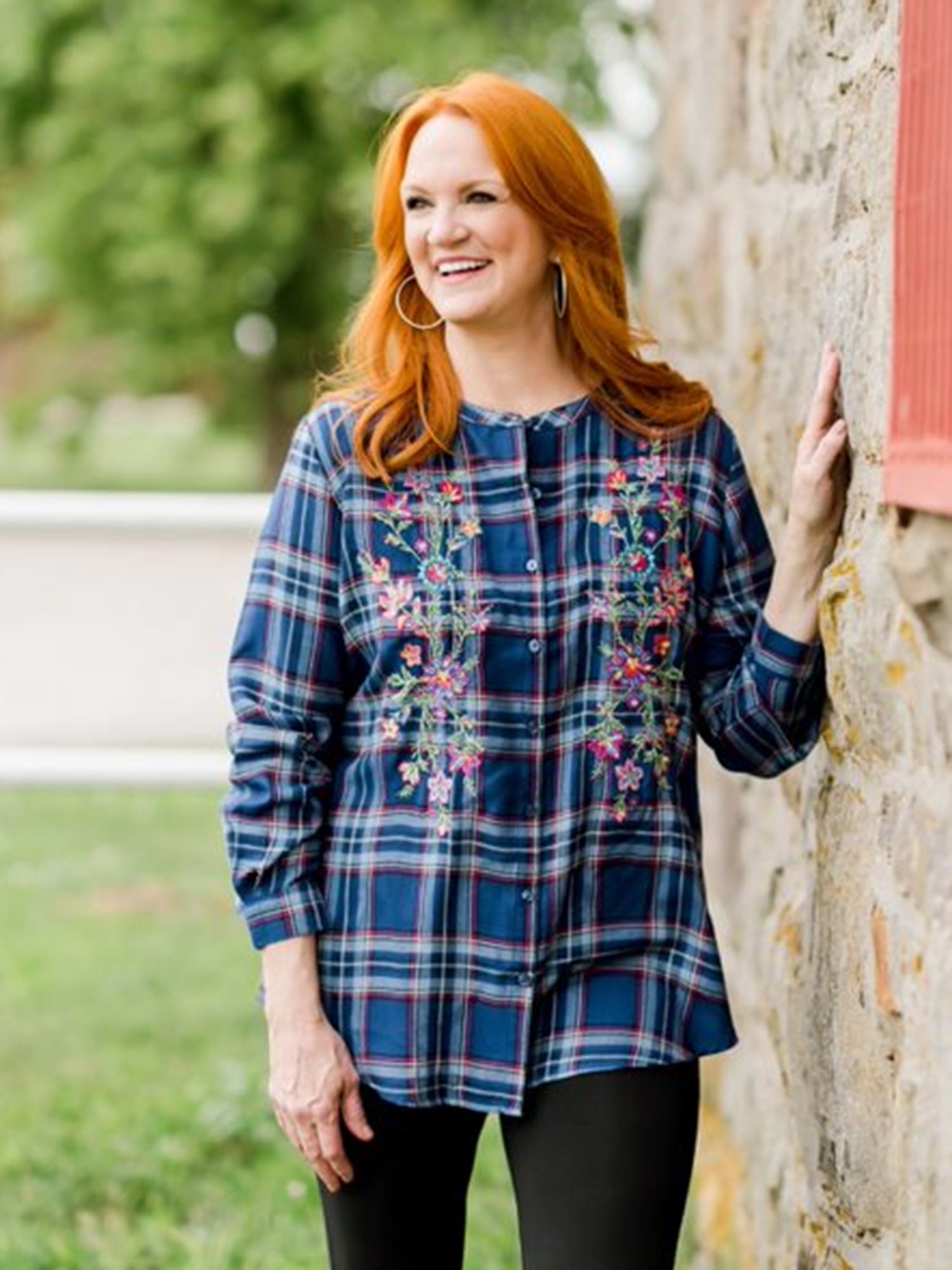 The Pioneer Woman Embroidered Flannel 