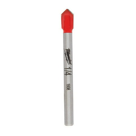 

Pack of 1 Milwaukee 48-20-8982 1/4 In. Glass And Tile Bit
