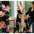 thumbnail image 5 of Soimoi Cotton Cambric Fabric Flower & Leaves Watercolor Print Sewing Fabric Yard 42 Inch Wide, 5 of 7