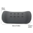 thumbnail image 2 of Lumbar Support with Slow Memory Foam for Extended Sitting Comfort and Posture, 2 of 6