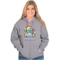 thumbnail image 5 of Smurfette Sassy Classy Smurf Rainbow Zip Hoodie Sweatshirt Women Brisco Brands S, 5 of 6