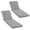Black Stripes, variant on HOMREST 73.2x22.8x3.94 inches Lounge Chair Cushion Set of 2,Outdoor Chaise Lounge Cushion with Splash Fade Tear Resistant Fabric, Dark Blue