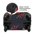 thumbnail image 2 of Fuzoiu World Map Guitar Illustration Print Suitcase Cover,Washable Luggage Covers for Suitcase,Elastic Luggage Protector Cover,Scratch Resistant Travel Suitcase Covers-Medium, 2 of 7