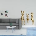 thumbnail image 2 of CoudarTitie Wooden Bird and Bunny Family Wall Art Set Flying Birds and Statues for Garden Study Room Farmhouse Desk Display Table Centerpiece Decor, 2 of 8