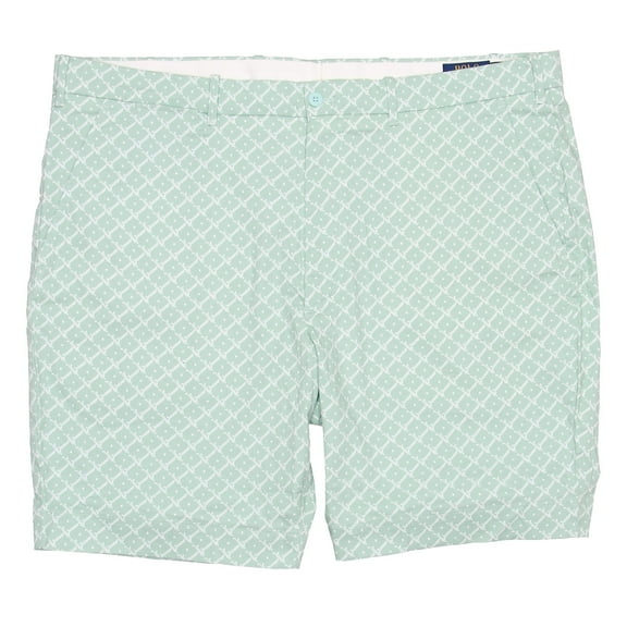 Polo Ralph Lauren Mens Flat Front Walking Shorts (42, Blue-Green)