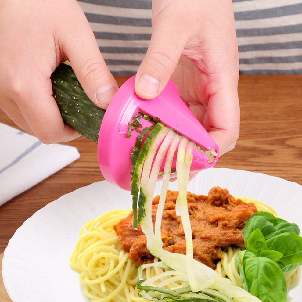Spiral Vegetable Slicer Carrot Grater Cutter Fruit Peeler Salad Maker Tool