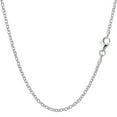 thumbnail image 1 of Sterling Silver Rhodium Plated Rolo Chain Necklace, 1,8mm, 16", 1 of 1