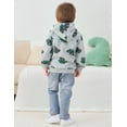thumbnail image 3 of Toddler Boy Sweatshirt Kid Monster Truck Gray Hoodie Long Sleeve Shirt Winter Clothes Cotton Outerwear Size 7/386, 3 of 6