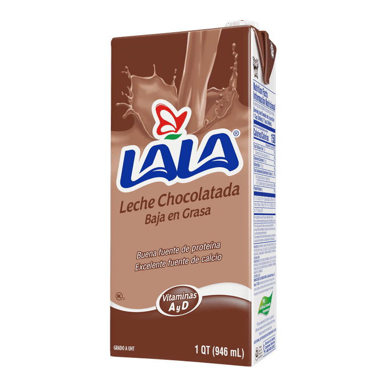 LALA Chocolate 1% Milk UHT 32oz - Walmart.com