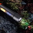 thumbnail image 3 of Linterna recargable USB, linterna LED con zoom y luz lateral COB, foco para exteriores., 3 of 5