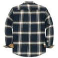 thumbnail image 3 of Dubinik® Mens Flannel Shirts Long Sleeve Flannel Shirt For Men Casual Button Down Brushed 100% Cotton Shirt, 3 of 7