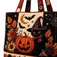 thumbnail image 4 of Women's Reusable Shopping Bag,Halloween Pumpkin Handbag for Outdoors, Vacations, Travel Tote Bags, 4 of 8