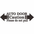 thumbnail image 6 of 1Pc Automatic Auto Door Caution Please Do Not Pull Decal Car Sticker . Black Fangkenuo, 6 of 8