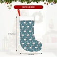 thumbnail image 4 of Salouo Elegant Flamingo Print Christmas Stockings,Large Xmas Stocking Set of 1 Holiday and Farmhouse Stocking for Christmas Holiday Party Decoration(17.7*11 Inch), 4 of 7