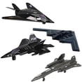 thumbnail image 1 of Stealth B2 Spirit SR71 Black Bird StealthPack F22 Raptor B-2 Spirit SR-71 Blackbird F-117 Nighthawk Metal Set de 4 Pieza VentDepot MXGBS-001, 1 of 1