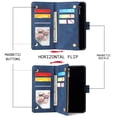thumbnail image 4 of Premium Faux Leather Flip Wallet Case with Kickstand, Card Slot, & Wrist Strap for Xiaomi Redmi Note 12 Pro Plus, 11 Pro, 10 Pro, 9 Pro, 8 Pro, 7 Pro, & K30 Pro Poco M3 Pro., 4 of 5