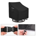 thumbnail image 4 of Outdoor Swivel Chair Cover 420D Waterproof Dustproof Sun-Proof Furniture Cover L:, 4 of 8