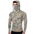 thumbnail image 6 of VBVC Unisex Ice Silk Sunscreen Hoodies With Face Mask,Breathable Hunting Outdoor Top For Men and Women,Camouflage,Size XXL, 6 of 9