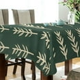 thumbnail image 5 of Yayeee Tablecloths 60" x 120" Rectangle Wrinkle Resistant Party Table Cover, Dark Green Leaves, 5 of 8